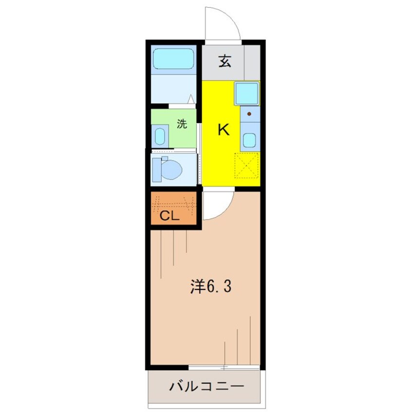 間取図 リシュール白山