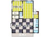 コーポKIKU　A 3DKの間取り