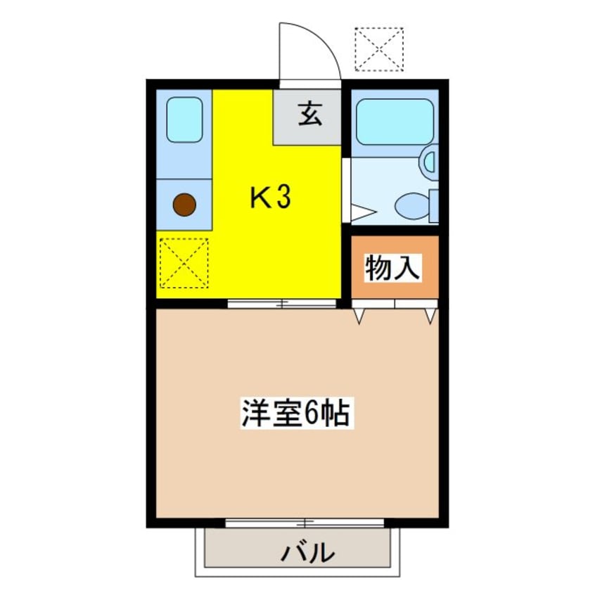 間取図 コーポウイング