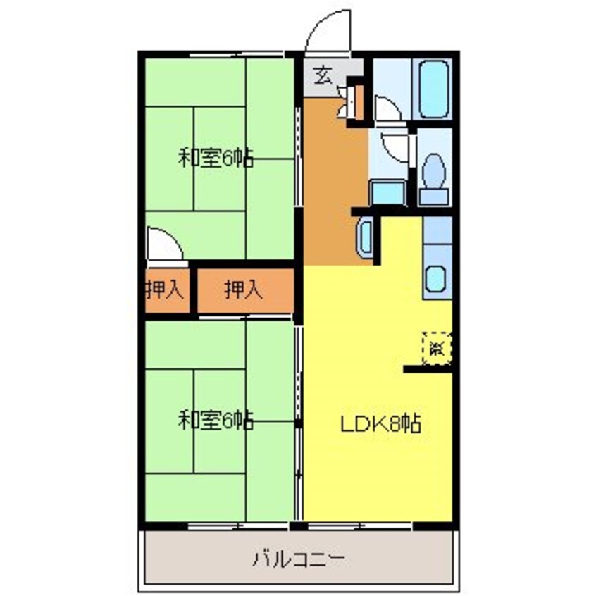 間取図 シティハイムスズカ