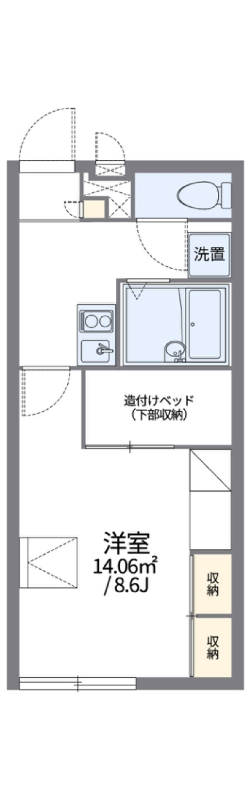 間取図 レオパレスシャイニーハイツＮ