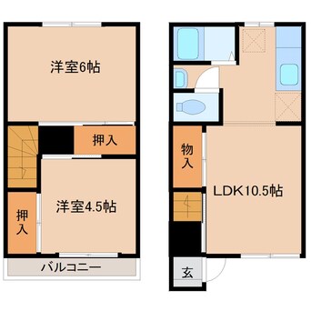 間取図 テラス永村