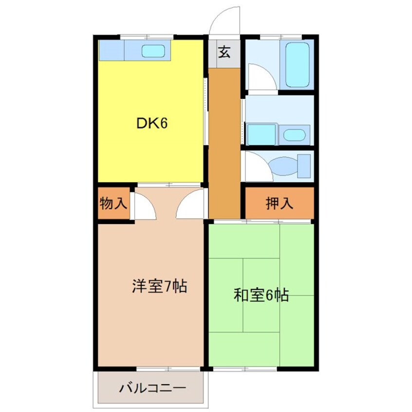 間取図 サンモール菅井