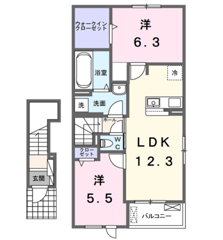 間取図 プラーンドルXVI