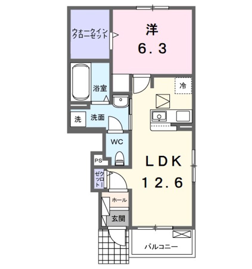 間取図 プラーンドルXVI