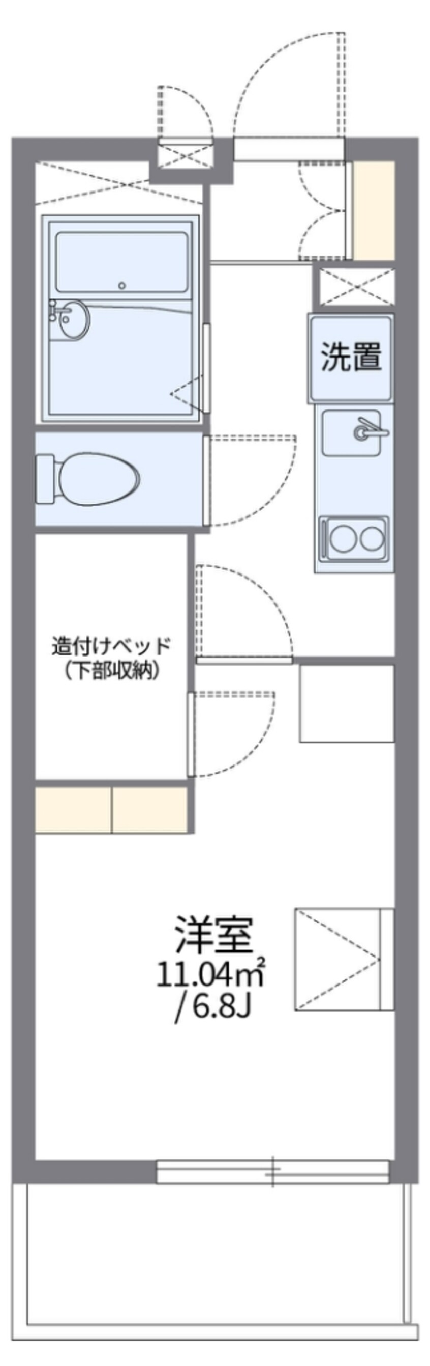 間取図 レオパレスシティーＣ