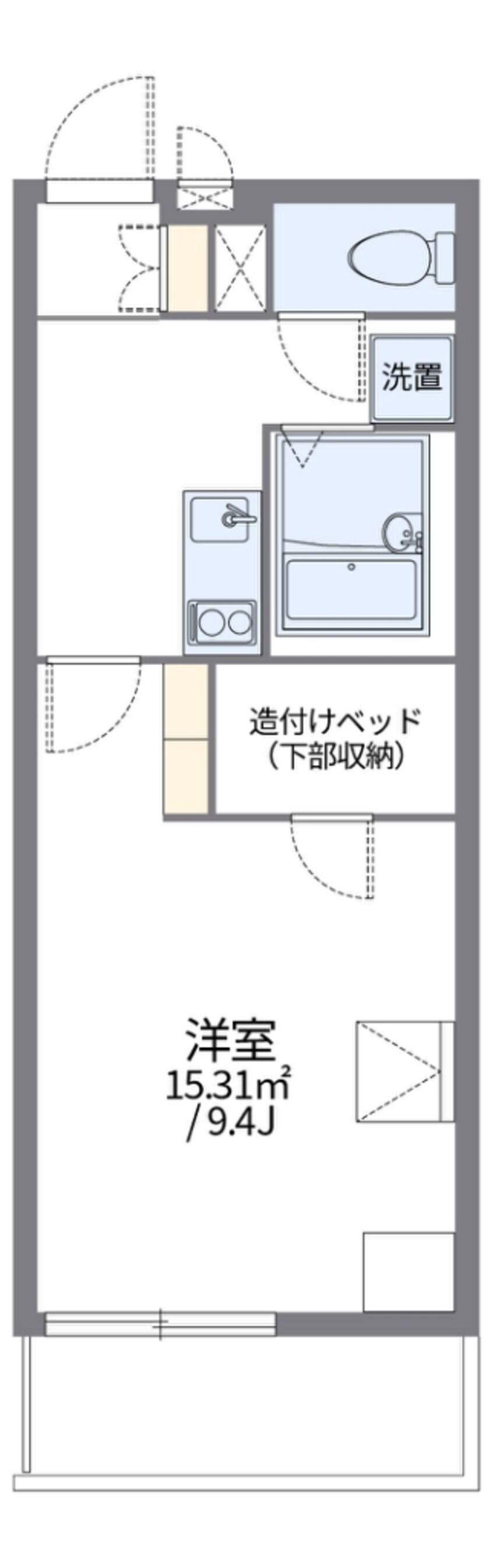 間取図 レオパレスボヌール　ドゥマン