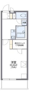 レオパレスボヌール　ドゥマン 1Kの間取り