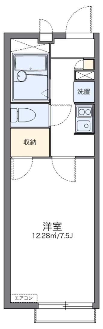 間取図 レオパレスＧａｒｄｅｎII