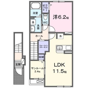 間取図 レジーナ　ガーデンＡ