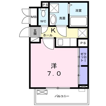 間取図 クレール　パル