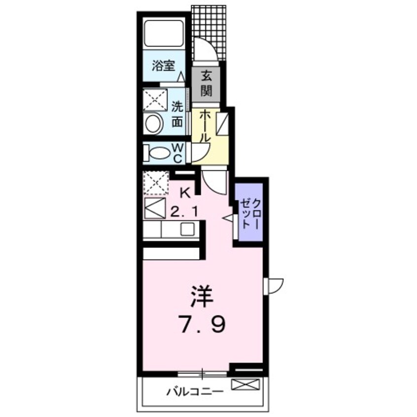 間取図 カルム　メゾン