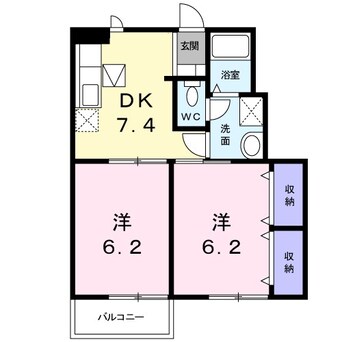 間取図 サニーフラワーヒルズ