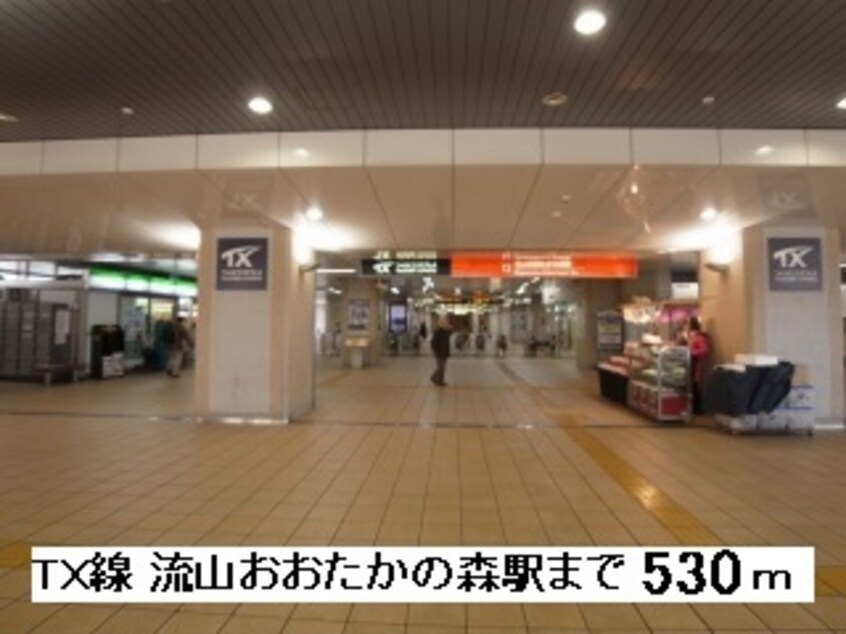 ＴＸ線　流山おおたかの森駅まで530m ハミングコートおおたかの森