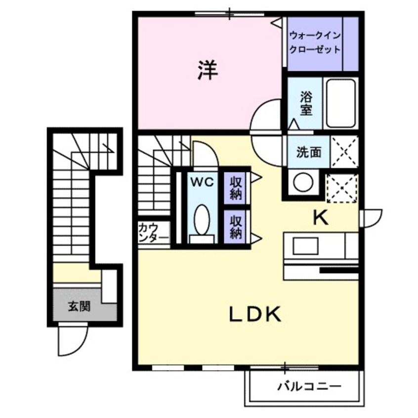 間取図 カーサ初石II