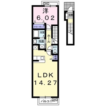 間取図 クレストＭ伍番館