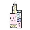 チェリー　クローバー 2Kの間取り