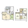 春日町戸建 4LDK+Sの間取り