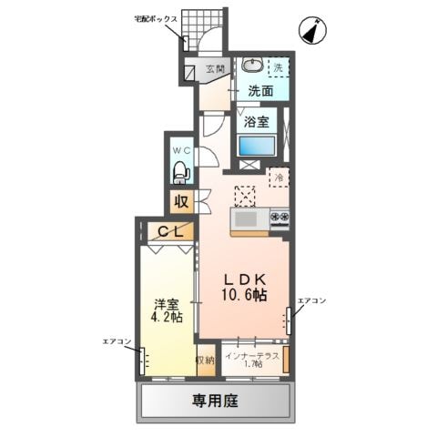 間取り図 パルク　フェルメ