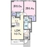 グランピア 2LDKの間取り