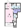 ＳＳ・ＴＲＡＩＬ 1Kの間取り