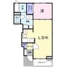 グローバルＢ 1LDKの間取り