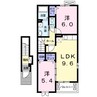 ラフィナートI 2LDKの間取り