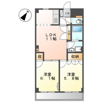 間取図 セントラルハイツII