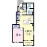 パーク・フロンティアＡ 1LDKの間取り