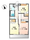 グレイスヴィラ 2LDKの間取り