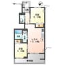 エターナルプレイス 2LDKの間取り