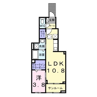 間取図 ココ　ラ　フェリーチェＡ