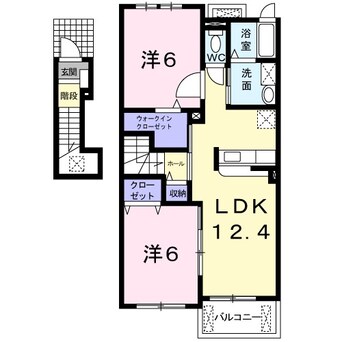 間取図 ベル　フルール