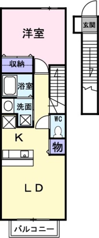 間取図 ミニヨン柏Ａ