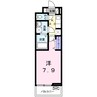 ヒルズ　ガーデン 1Kの間取り