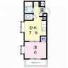 ジュネパレス柏第１９ 1DKの間取り