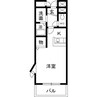 セルフィール西原 1Rの間取り