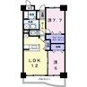 ラフレシールＡ 2LDKの間取り