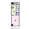 Ｋ・ブローテ・柏の葉Ａ 1Kの間取り
