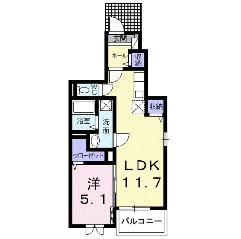 間取図 やまと．Ｍ