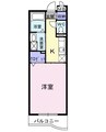 ルピナス 1Kの間取り