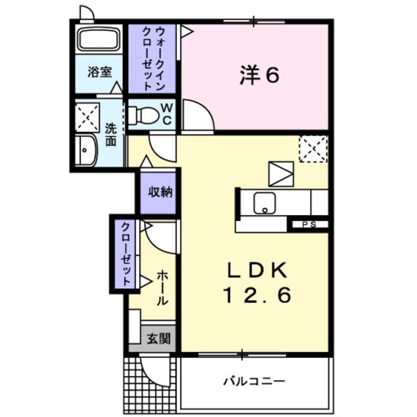 間取図 エレガンスブライト　Ｋ