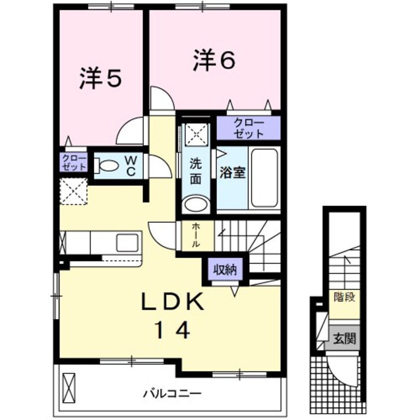 間取図 シャルム　III