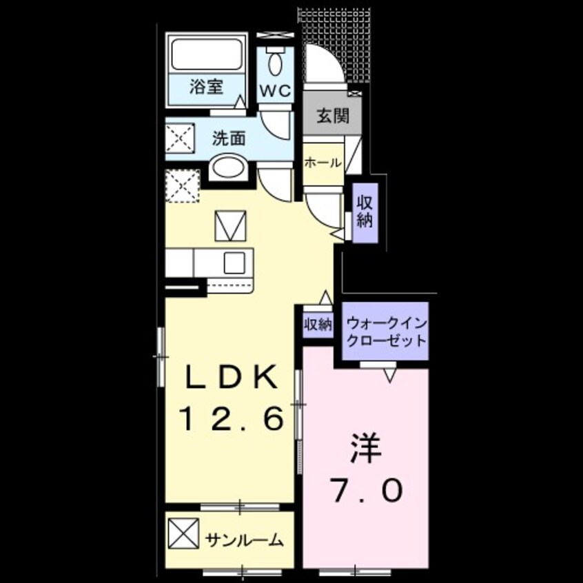 間取図 エスポワール５