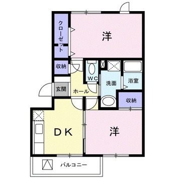 間取図 ポワン・ドゥ・ルペール