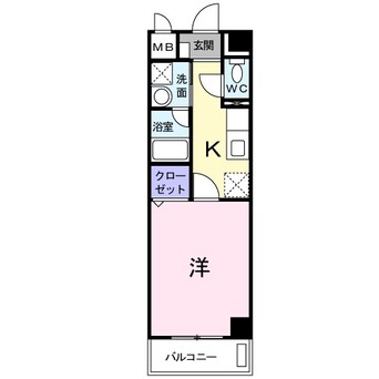 間取図 Ｋ・ブローテ・柏の葉Ａ