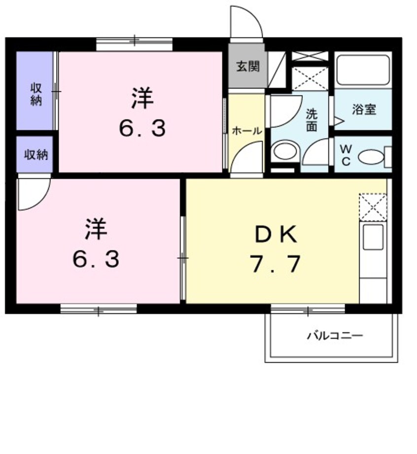 間取図 メゾン小林