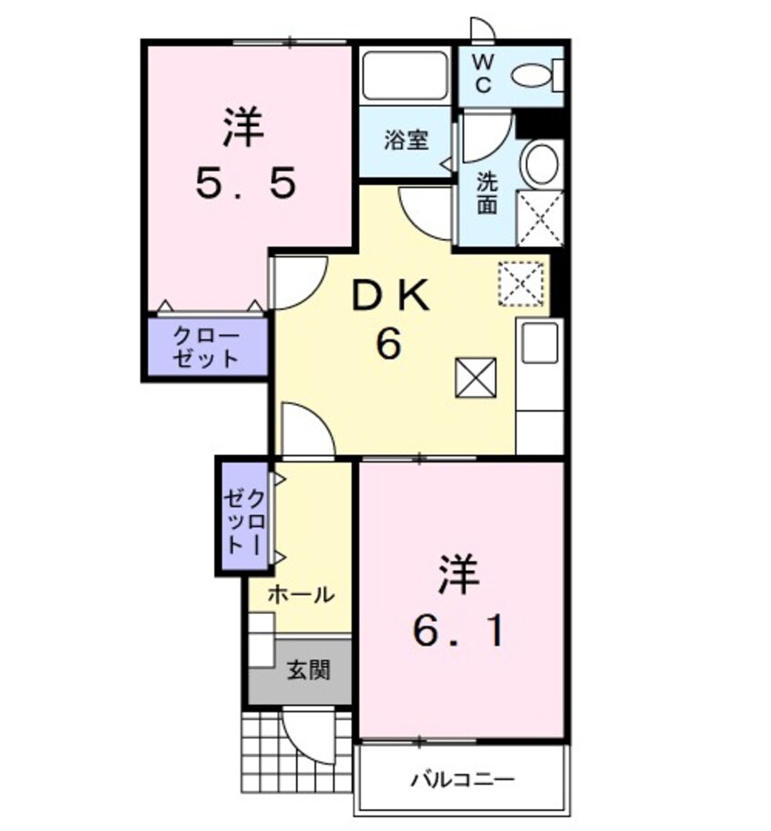 間取図 カーサボニートＩ