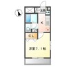 サンヒルズ新木 1Kの間取り