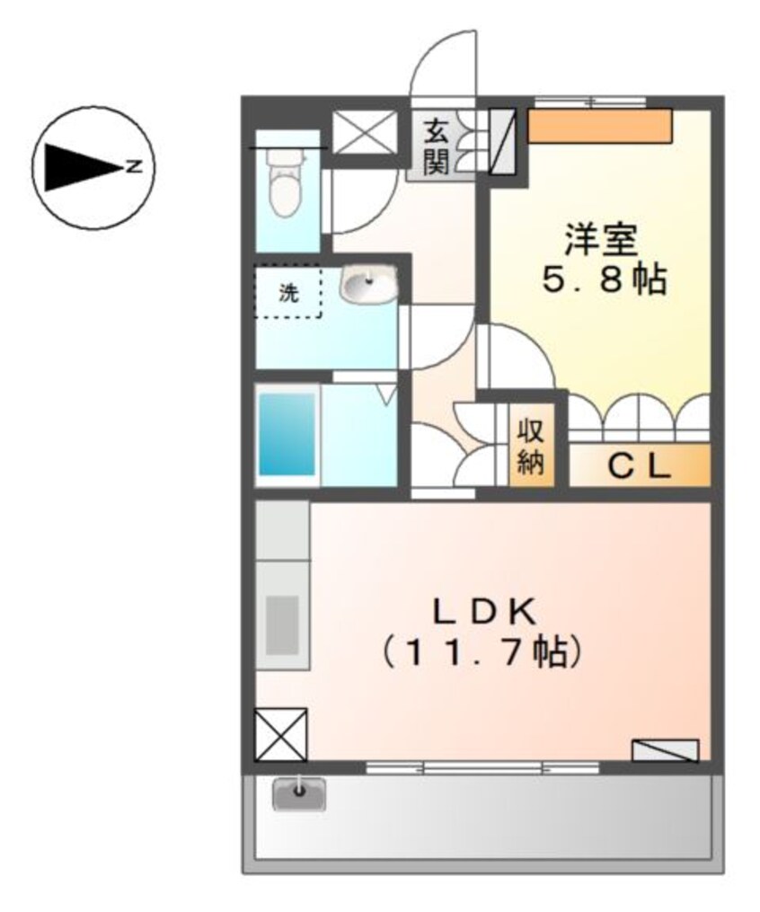 間取図 エスポアールII